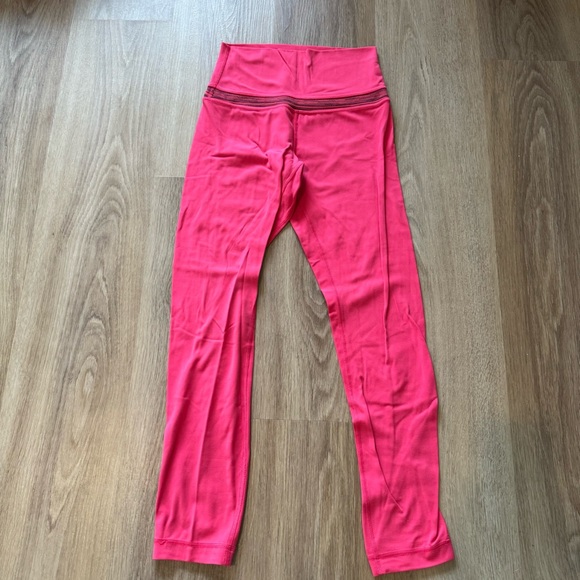 lululemon athletica Pants - Lululemon Pink Cropped Leggings